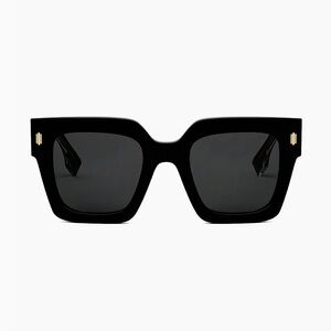 Fendi Roma Black Gold Sunglasses fe401011 FE40101I